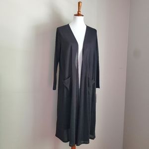 NWT LuLaRoe Sarah cardigan, Noir, Black